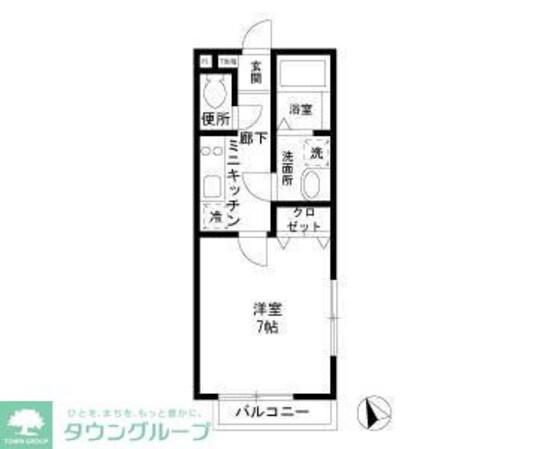 メゾン太陽IIの物件間取画像